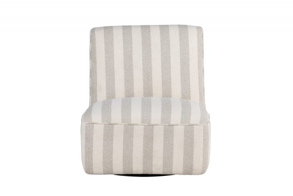 Fauteuil lounge beige Meki