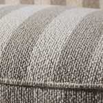 Fauteuil lounge beige Meki