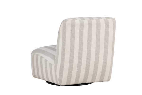 Fauteuil lounge beige Meki
