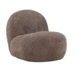 Fauteuil marron Omer
