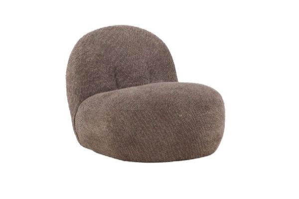 Fauteuil marron Omer