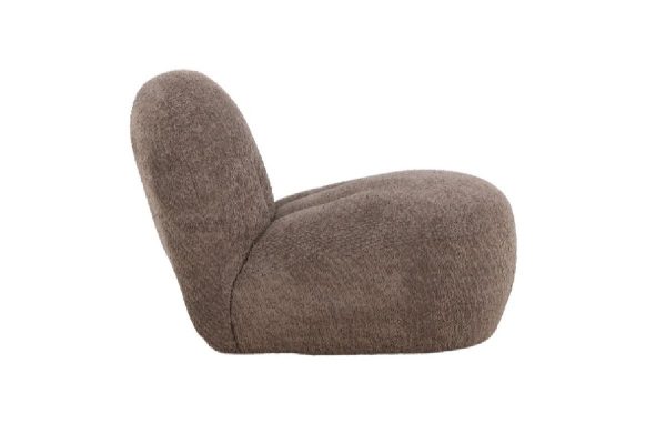 Fauteuil marron Omer