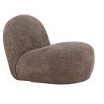 Fauteuil marron Omer