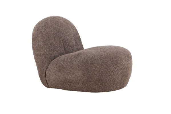 Fauteuil marron Omer