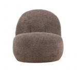 Fauteuil marron Omer
