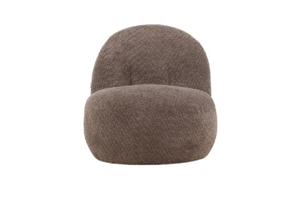 Fauteuil marron Omer