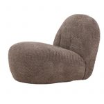 Fauteuil marron Omer