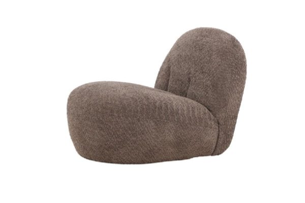 Fauteuil marron Omer