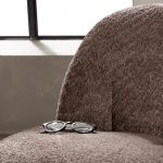 Fauteuil marron Omer