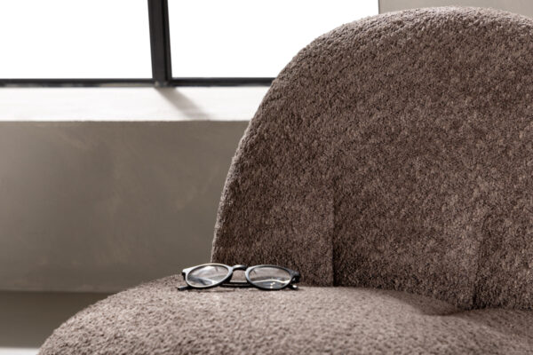 Fauteuil marron Omer