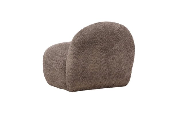 Fauteuil marron Omer