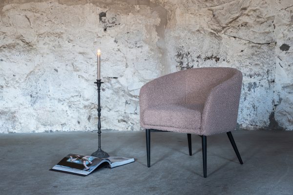Fauteuil marron Teddy
