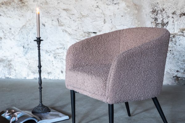 Fauteuil marron Teddy