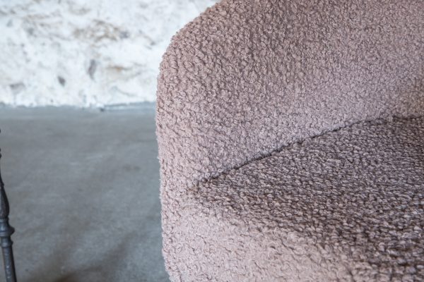 Fauteuil marron Teddy