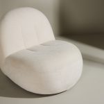 Fauteuil blanc Omer