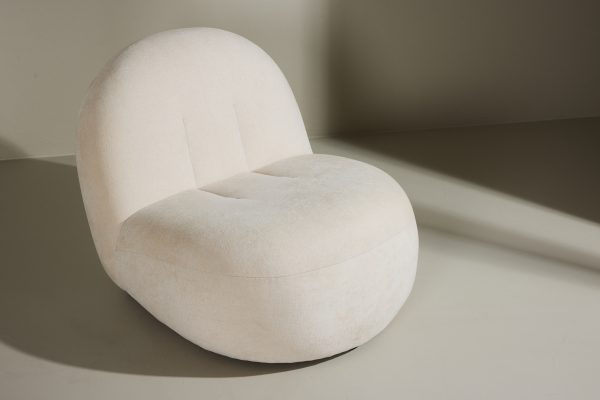 Fauteuil blanc Omer