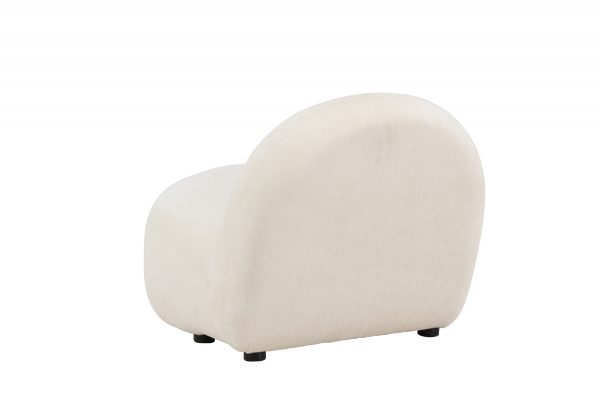 Fauteuil blanc Omer