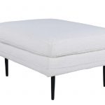 Pouf blanc teddy Bosco