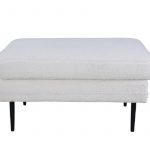 Pouf blanc teddy Bosco