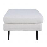 Pouf blanc teddy Bosco
