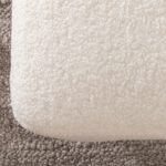 Pouf blanc teddy Bosco