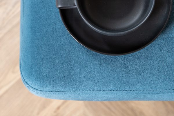 Pouf bleu Bosco