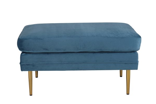 Pouf bleu Bosco