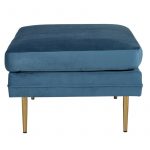 Pouf bleu Bosco