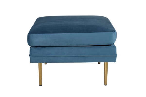 Pouf bleu Bosco