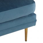 Pouf bleu Bosco