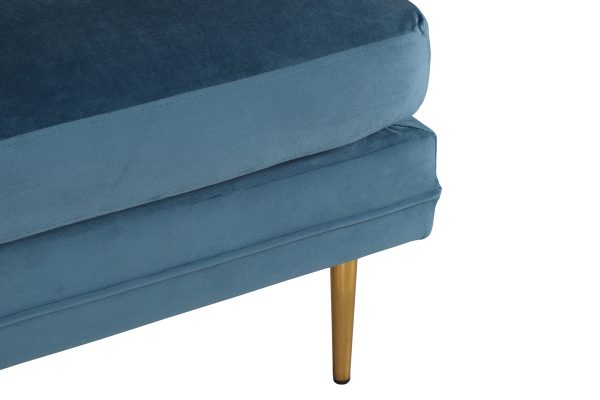 Pouf bleu Bosco