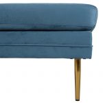 Pouf bleu Bosco