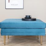 Pouf bleu Bosco