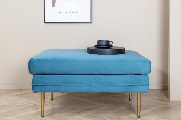 Pouf bleu Bosco