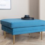 Pouf bleu Bosco