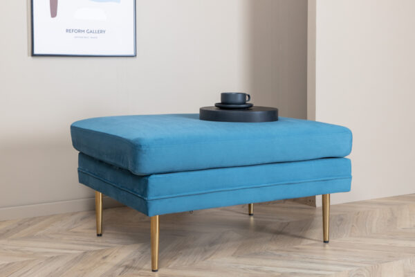 Pouf bleu Bosco
