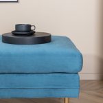 Pouf bleu Bosco
