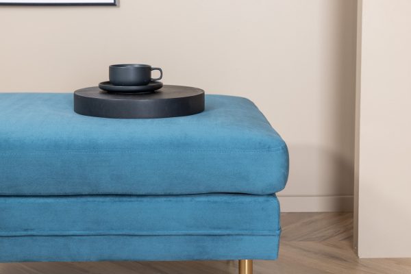 Pouf bleu Bosco