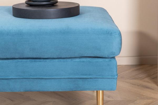 Pouf bleu Bosco