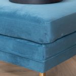 Pouf bleu Bosco