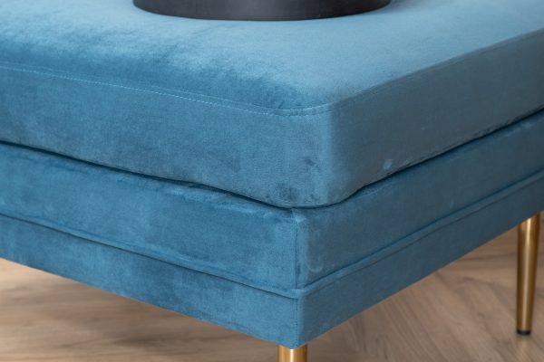 Pouf bleu Bosco