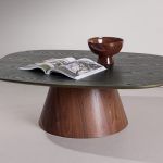 Table basse Lamar – Plateau Vert foncé