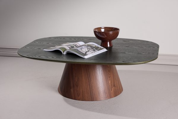 Table basse Lamar – Plateau Vert foncé