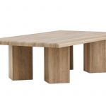 table basse lille_esprit rotin home (8) Table basse Lille avec structure en MDF et plateau de 140 cm, design contemporain pour salon