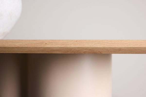 Table de repas blanchie Olga 210x100