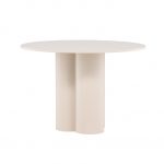 table de repas beige olga esprit rotin home (13) Table repas beige ronde Olga