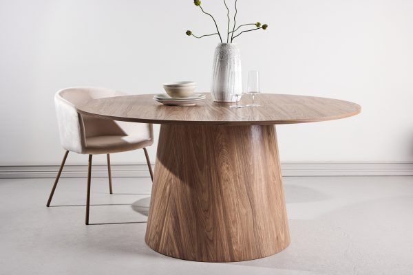 Table de repas ronde Lamar 150 cm
