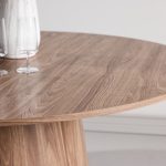 Table de repas ronde Lamar 150 cm