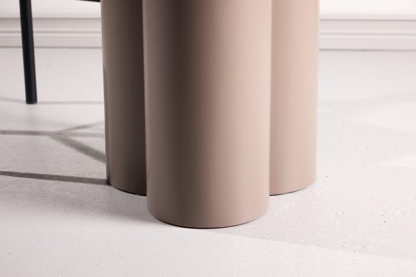 table de repas taupe olga esprit rotin home (2) Table repas taupe ronde Olga