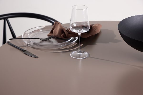 table de repas taupe olga esprit rotin home (8) Table repas taupe ronde Olga